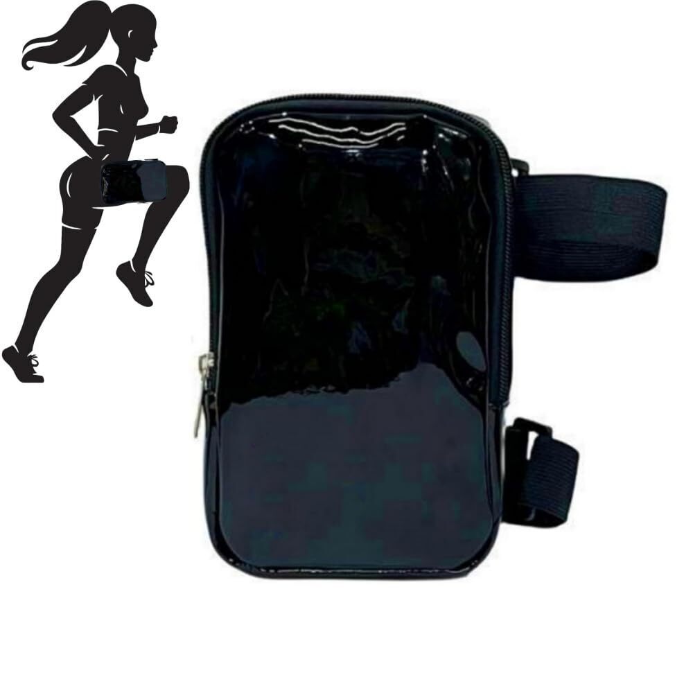 Holographic Thigh Waist Pack with Adjustable Straps, Colourful Leg Bag
